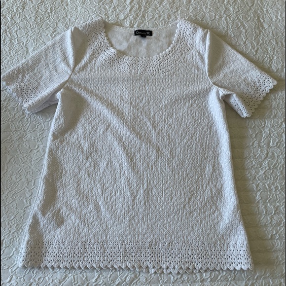 White semi-Formal Blouse - Picture 1 of 2